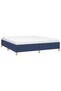 Box spring bed frame, blue, 180x200 cm, textile - 3
