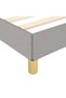 Bed frame, light grey, 120x200 cm, textile - 7