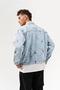 Rebel Bear Patterned Denim Jacket - 8