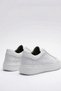 White Genuine Leather Ultra Comfortable Casual Men's Shoes Luass27Al0052 - 4