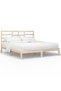 Bed frame, 200x200 cm, solid wood - 2