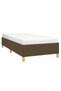 Bed frame, dark brown, 90x190 cm, textile - 3
