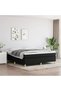 Box spring bed frame, black, 180x200 cm, textile