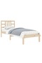 Small Single 2FT6 bed frame, 75x190 cm, solid wood - 3