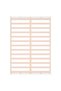Bed frame, white, 160x200 cm, solid wood - 6