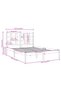 Small Double 4FT bed frame, white, 120x190 cm, solid wood - 6