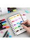 Dual Tip Brush Pens 12 Colors - Special Dual Tip Felt Tip Pen Set |   Brush + Fine Tip |   Vibrant Colors - 3
