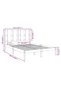 Bed frame, 140x200 cm, solid pine wood - 6