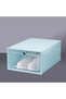 Stackable shoe storage box, transparent, Blue - 6
