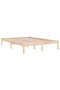 Bed frame, 120x200 cm, solid wood - 5