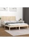 Bed frame, 160x200 cm, solid pine wood
