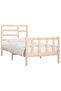 Bed frame, 100x200 cm, solid pine wood - 3