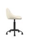 Scaun de birou, crem, catifea - 3