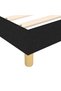 Box spring bed frame, black, 180x200 cm, textile - 7