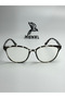 Cateye Blueblock 56 Ekartman Zebra Pattern Optical Compatible Prescription Glass Can Be Installed - 2