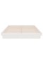 Bed frame, white, 140x200 cm, solid wood - 5