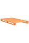 Pallet bed frame, brown, 100x200 cm, solid pine wood - 2