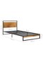 Bed frame, 100x200 cm, metal - 6