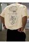 Balance Heart Printed Men's Oversized T-Shirt