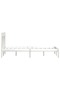 Bed frame, white, 160x200 cm, solid pine wood - 5