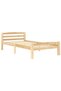 Bed frame, 90x200 cm, solid pine wood - 2