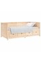Day bed, 75x190 cm, solid pine wood - 3