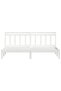 Super King 6FT bed frame, white, 180x200 cm, solid wood - 4