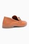 Women's Genuine Leather Ballet Flats Metal Accessory Detail Loafers Felina Taba - 5