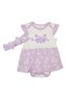 Printed Bodysuit Short Sleeve 2-Piece, 3M to 12M - 2