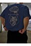Balance Heart Printed Men's Oversized T-Shirt