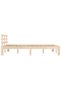 Bed frame, 200x200 cm, solid pine wood - 5