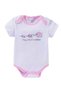 -3-Piece Short Sleeve Printed Bodysuit for Baby Girl, 3M to 12M - 3