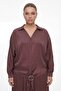 Women's Brown Summer Casual Dress with Accessories Top and Bottom Set - 3