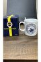 Fenerbahçe licensed fan ceramic mug - yellow & navy - 2