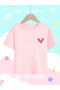 Girl's Sweet Watermelon Printed Oversized Comfortable Daily Use Combed Cotton T-Shirt - 4