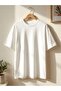 Oversize Women's 100% Cotton T-Shirt - Sporty Casual Comfortable Fit - 8