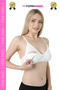 # Breastfeeding Bra with Clips, Non-Supportive, Without Underwire, Flexible, Soft Breastfeeding Bra for Pregnant and Postpartum Women - 2 Pieces - 6