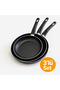 3 Piece Teflon Pan Set 16-20-24 cm
