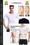 # Men's Corset Upright Posture Body Waist Chest Shaping / Sculpting Belly Tightening Short Sleeve Corset Undershirt - 1 Piece - 4