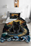 Black Cat Single Pique Bedspread Set Modern Piqué Bedspread - 2