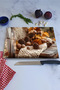 Autumn Cones and Acorns Tempered Glass Cutting Board 30X40 cm Size Uv Printing - Bckt017