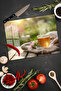 Tea Enjoyment Scenic Themed Tempered Glass Cutting Board 30X40 cm Size Uv Printing - Bckt011 - 4