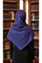 Jacquard Floral Print Scarf – Lightweight , Non-Slip , Modern Hijab Scarf 100 X 100 cm - 2