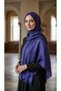 Jacquard Floral Print Scarf – Lightweight , Non-Slip , Modern Hijab Scarf 100 X 100 cm - 3