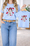 T-Shirt Mother Daughter Combination Oversized – Mother & Child Twin T-Shirt Love-Mom Print (Single Price)