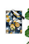 Tempered Glass Cutting Board in Navy Blue, Gray, and Gold Tones 30X40 cm Size Uv Printing - Bckt043 - 3