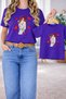 T-Shirt Mother Daughter Combination Oversized – Mother & Child Twin T-Shirt Love-Mom Print (Single Price)
