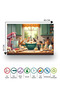 Cute Cats Making Dough in the Kitchen Tempered Glass Cutting Board 30X40 cm Size Uv Printing - Bckt030 - 7