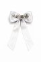 Moon Star Red White Bowknot Hairpin - April 23Rd and October 29Th Hair Accessory - 3