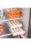Kitchen double-layer egg storage box 32-grid - 2